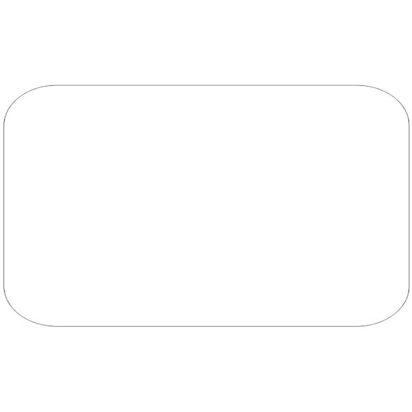 Белый квадрат с закругленными углами