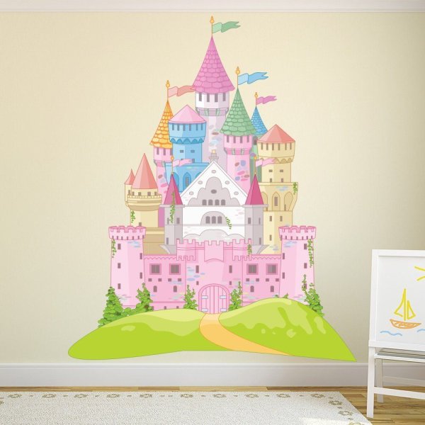 Розовый замок принцессы