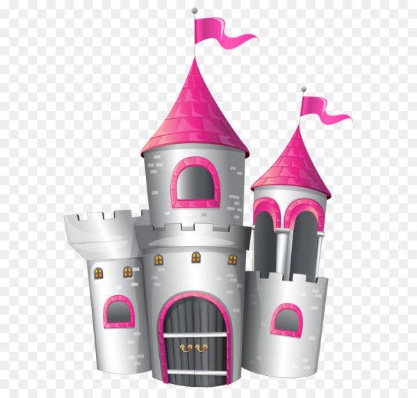 Замок на прозрачном фоне