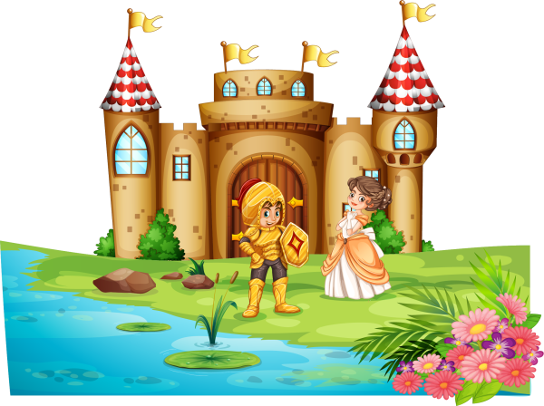 Замок мультяшный