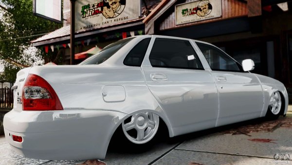 Заниженный ВАЗ 2170