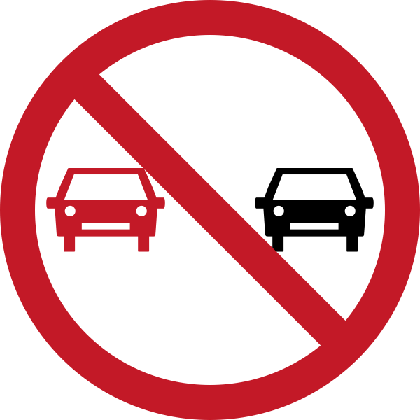 Дорожные знаки запрета