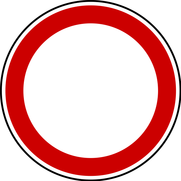 Запрещающие знаки движение запрещено