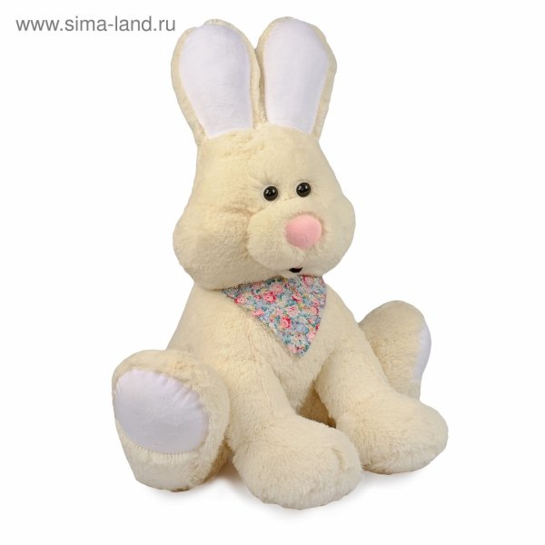 Мягкая игрушка СМОЛТОЙС зайчик молочный 75 см