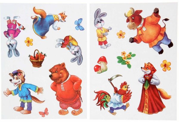 Сказка Заюшкина избушка настольный театр