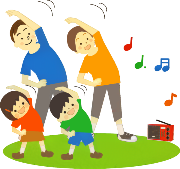 Спортивная семья мультяшные