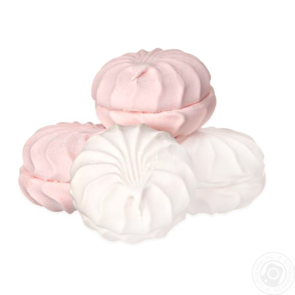 Зефир бело розовый жако