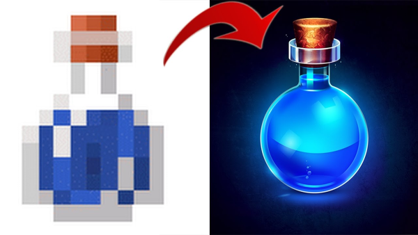 Пузырёк зелья в МАЙНКРАФТЕ