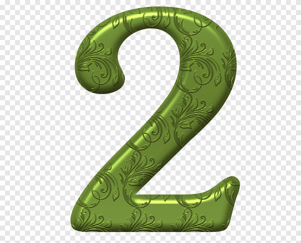 Цифры на прозрачном фоне