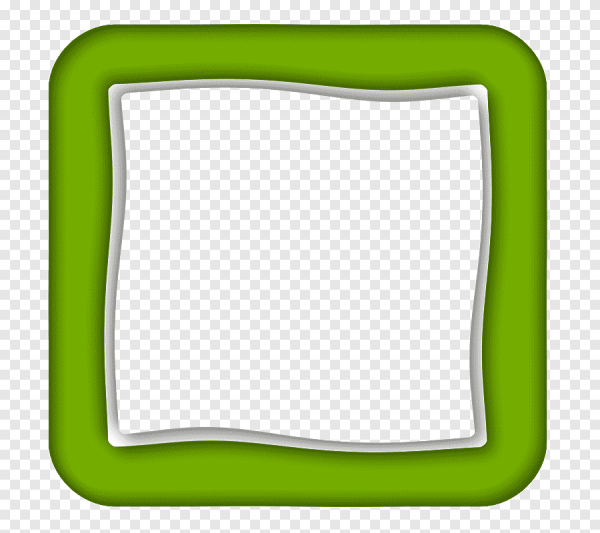 Зеленая прямоугольная рамка