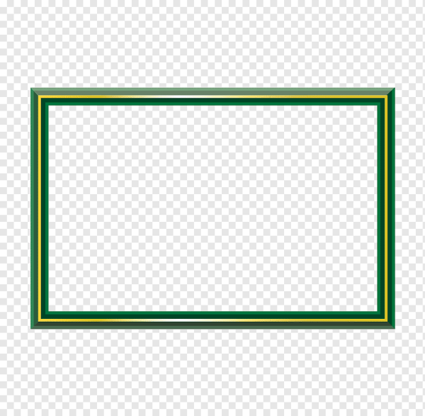 Зеленая рамка для фотошопа