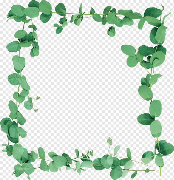 Рамка листья