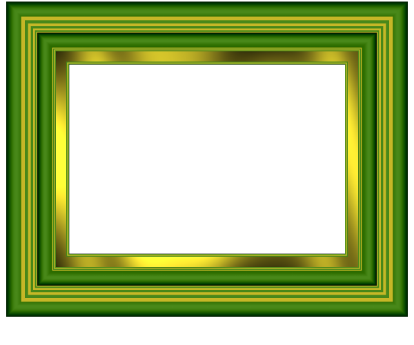 Зеленая рамка для фотошопа