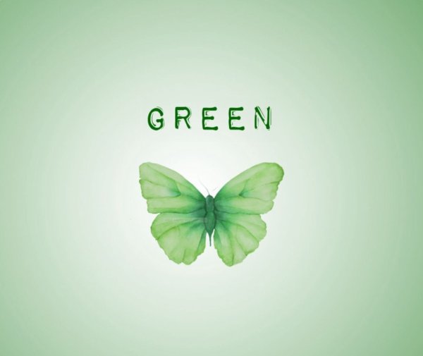 Обои на планшет Эстетика зеленого