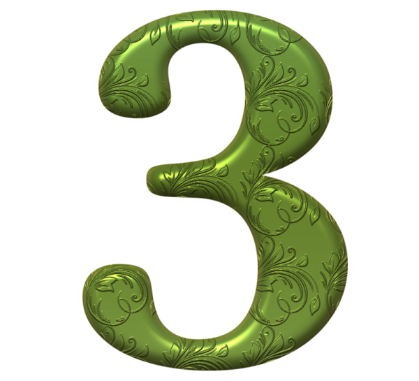 Объемная буква з