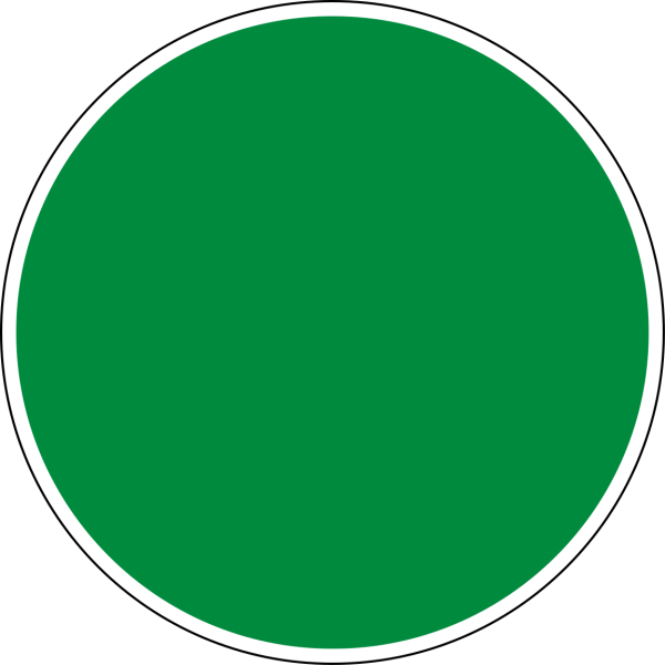 Зеленый круг