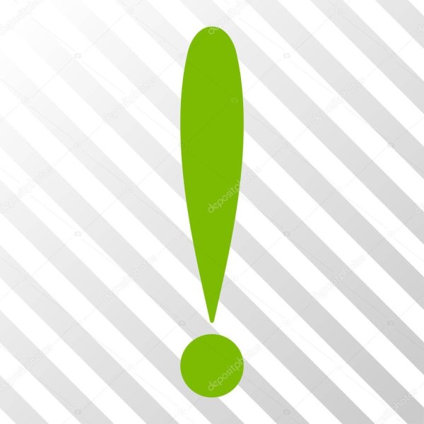 Воскл знак зеленый