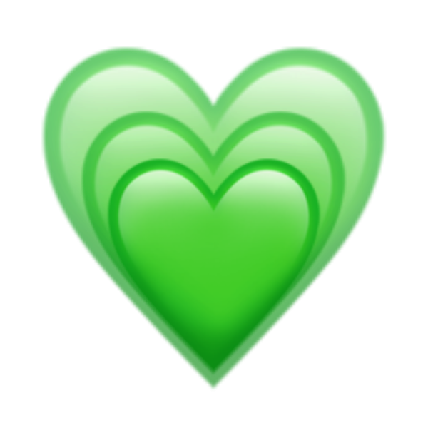 Сердечки (зеленые)