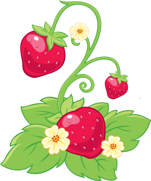 Клубника мультяшная