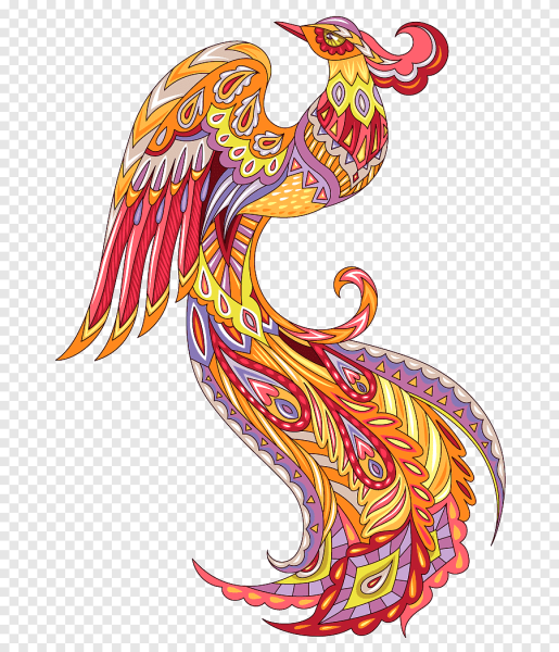 Жар птица вектор