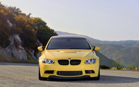 E90 BMW Yellow