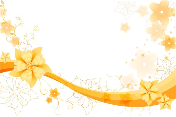 Фон для пригласительных желтый