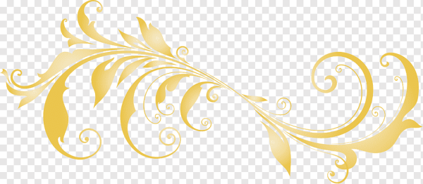 Золотой орнамент на белом фоне