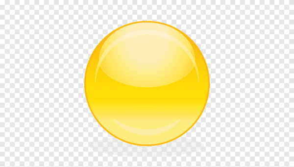 Желтый круг на прозрачном фоне