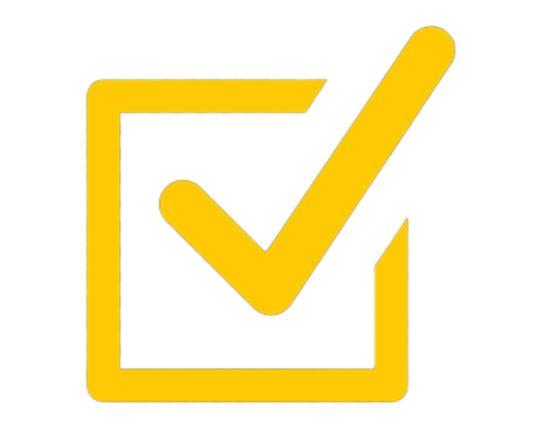 Желтая галочка