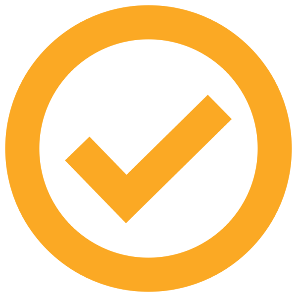 Желтая галочка