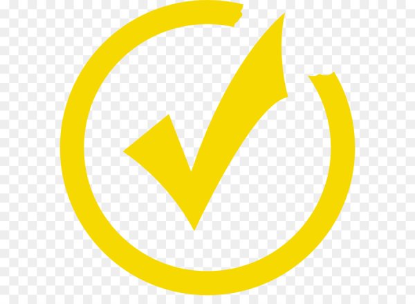 Желтая галочка