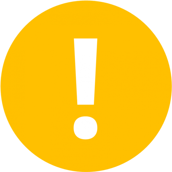 Иконка восклицательный знак
