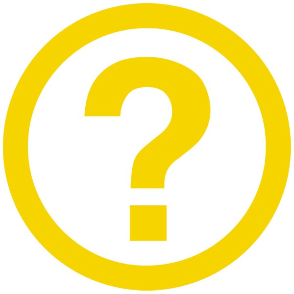 Вопрос желтый