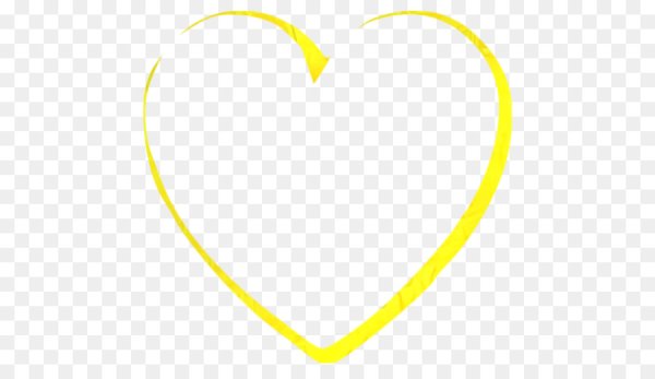 Желтые сердечки на прозрачном фоне