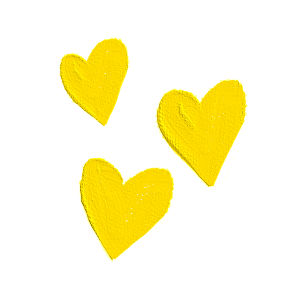 Сердечки (желтые)