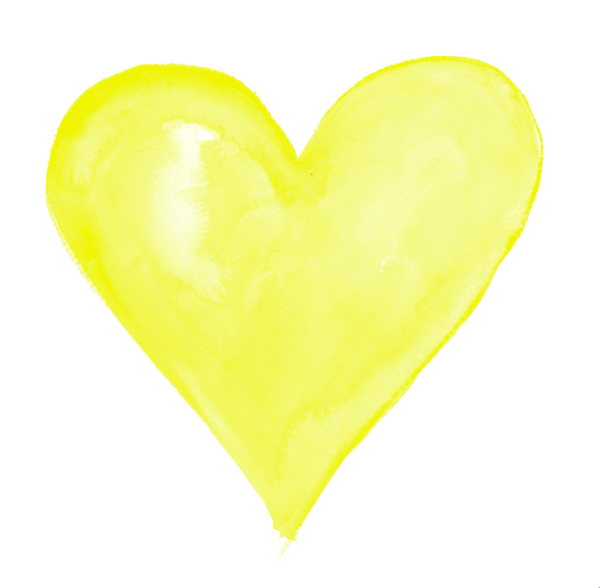 Сердечки (желтые)