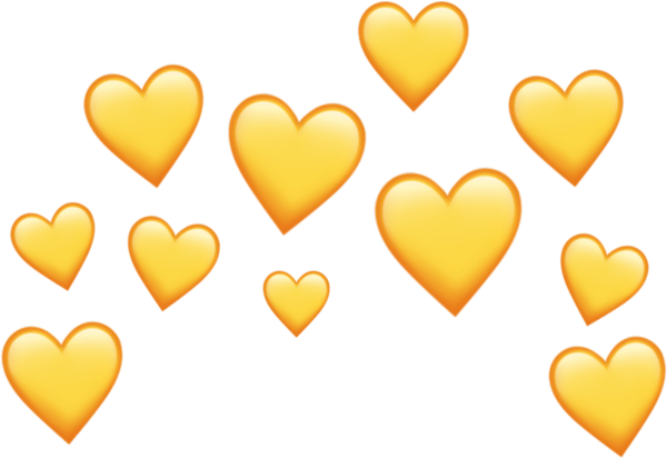 Сердечки (желтые)