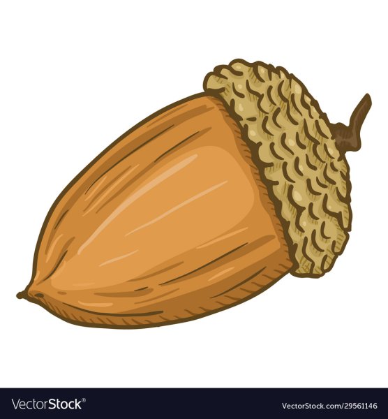 Желудь мультяшный