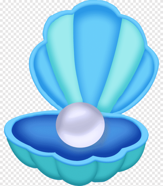 Жемчужина в раковине мультяшная