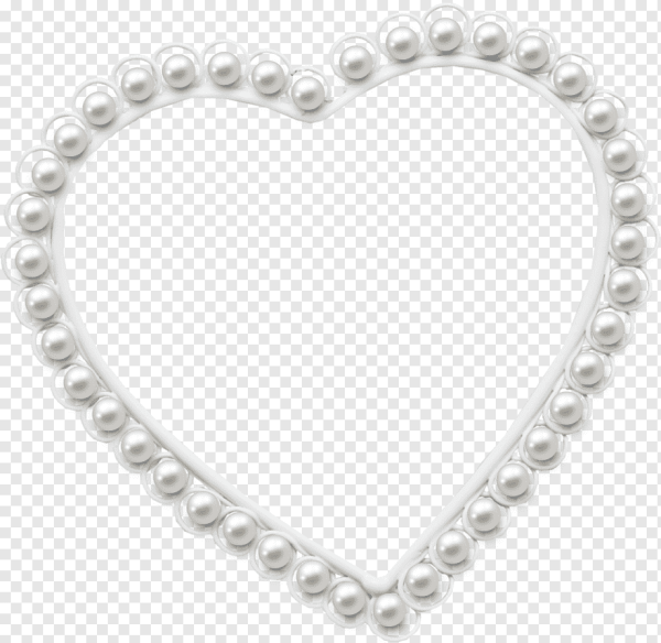 Фоторамка сердце жемчуг