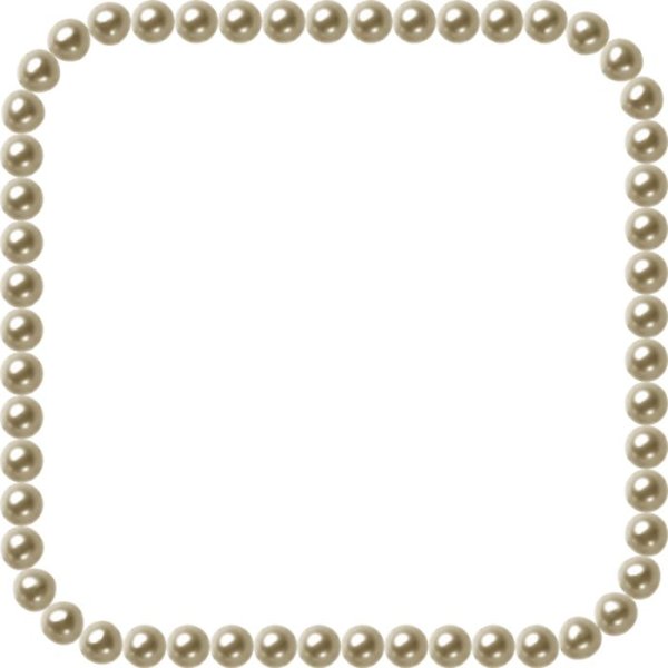 Рамка бусинки