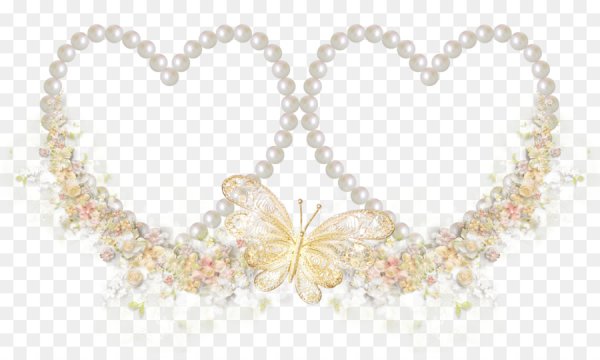 Жемчужная свадьба на прозрачном фоне