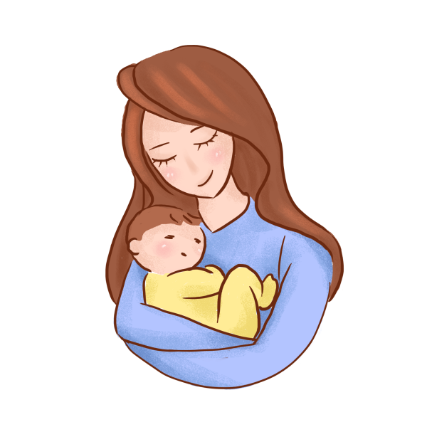Мама и ребенок иллюстрация