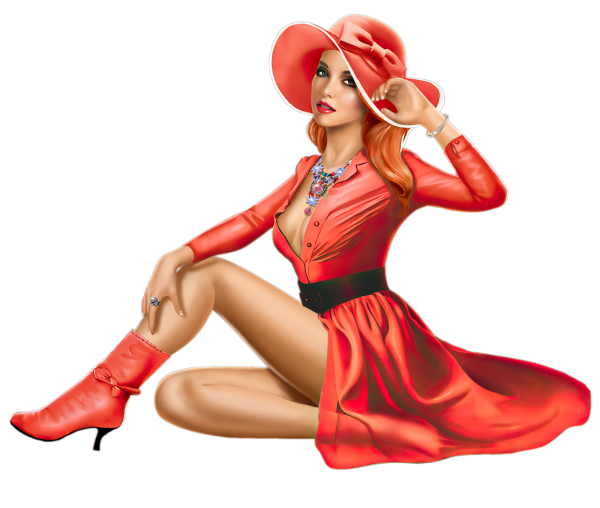 Женщина мультяшная