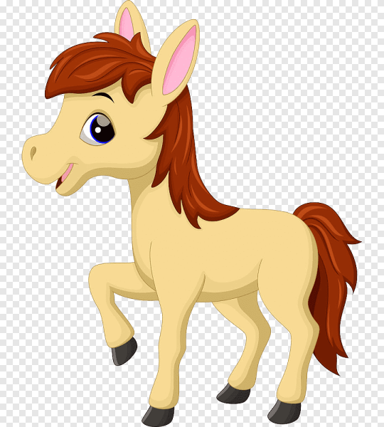 Маленькие лошадки мультяшные