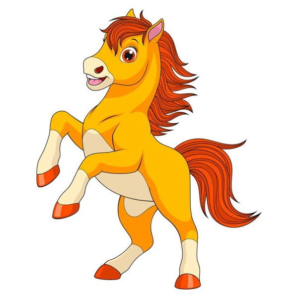 Жеребенок мультяшный