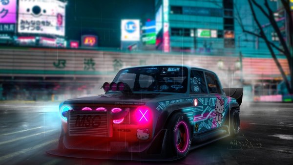 ВАЗ 2101 киберпанк