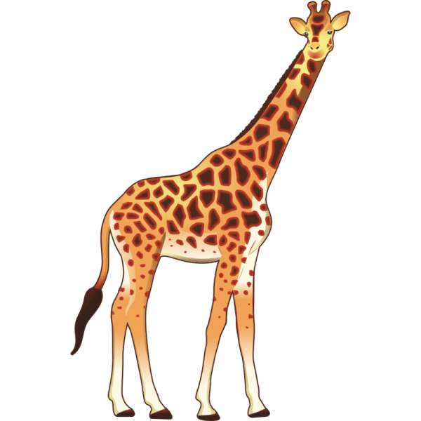 Жираф мультяшный