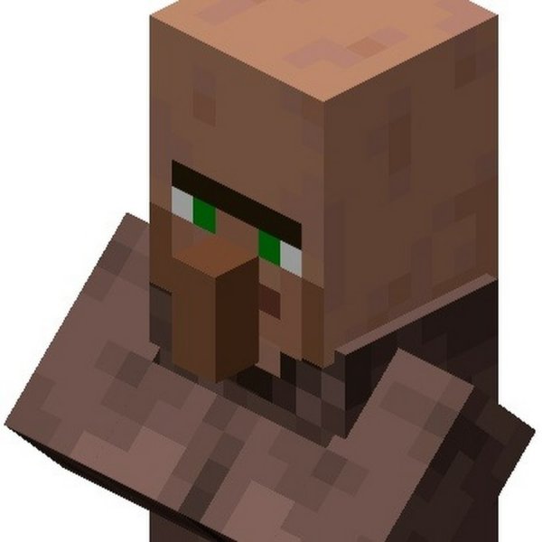 Лицо жителя из МАЙНКРАФТА