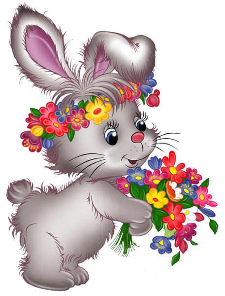 Мультяшка с цветами